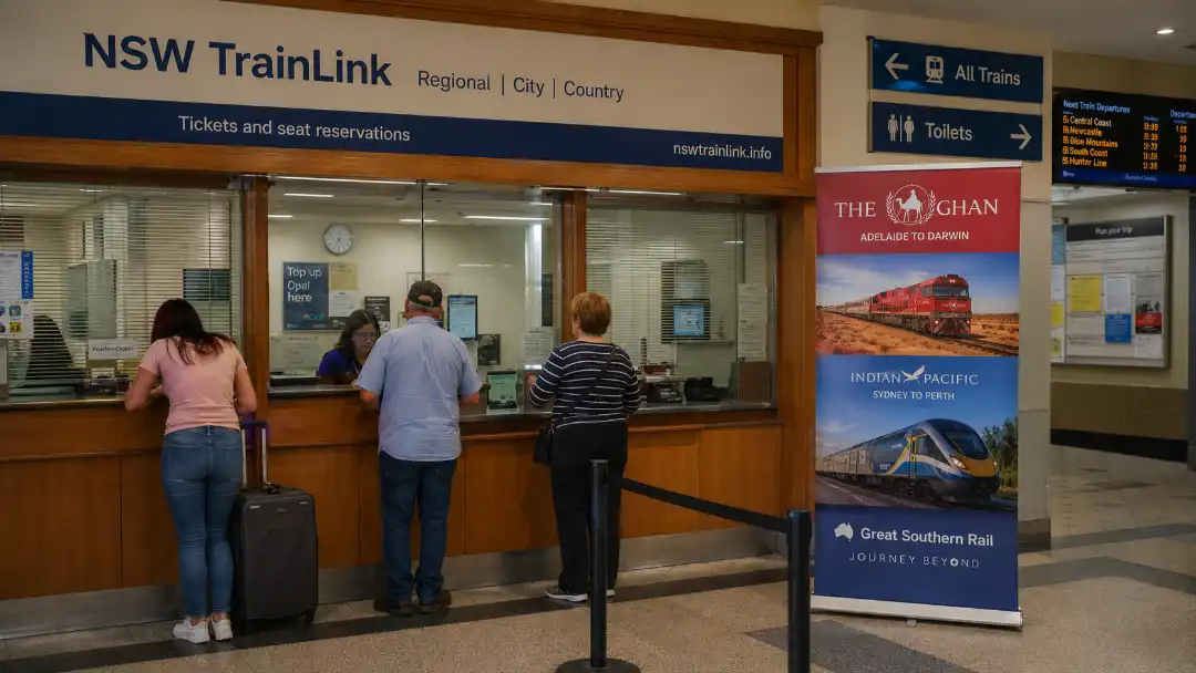 Fastest train Australia booking tickets for NSW TrainLink and The Ghan