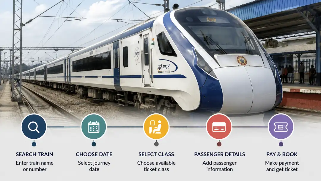 Fastest train India booking and ticket classes timeline